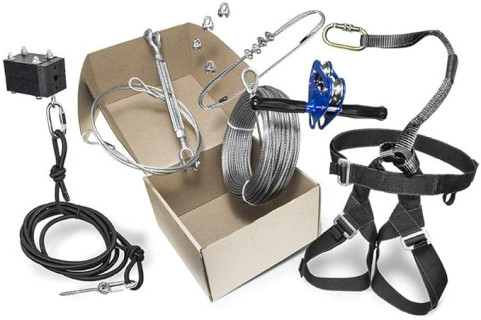 Chetco Zip Line Kit w/Harness Kit, & Bungee Brake