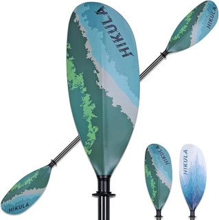 Adjustable Kayak Paddle with Carbon Shaft and PP Blade Available in 220-240cm/ 230cm-250cm Floating Lightweight Kayak Oars with Original Pattern