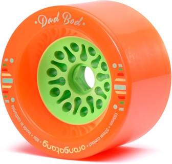 Orangatang Dad BOD 105 mm Longboard Wheels for Cruising, DIY Electric Skateboards, Eboards (Set of 4)