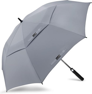 ZOMAKE Automatic Open Extra Large Golf Umbrella 51/54/62/68 Inch, Double Canopy Vented Windproof Oversize Stick Umbrellas for Rain