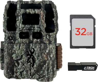 Browning Dark Ops DCL Nano Trail Game Camera Bundle Includes 32GB Memory Card and J-TECH Card Reader (26MP) | BTC6DCLN, Camo