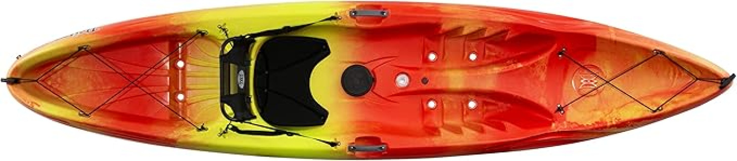 Perception Tribe 11.5 | Sit on Top Kayak for All-Around Fun | Large Rear Storage with Tie Downs | 11' 5