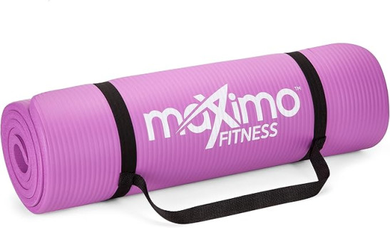 Maximo Exercise Mat, Multi Purpose Yoga Mat 183cm x 60cm Extra Thick, Gift for Pilates, Sit-Ups, Planks, Stretching, Push-ups, Home Gym (12mm Thick)