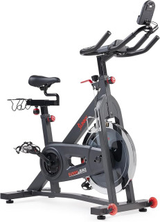 Sunny Health & Fitness Pro Cycling Stationary Bike, 40 LB Flywheel & 4-Way Adjustable Seat for Home Exercise & Indoor Cycle/Cardio Workout, Optional Free SunnyFit App Bluetooth Connection