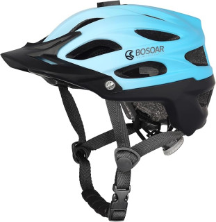 Mountain Bike Helmet,Adult Cycling Helmet with Camera Mount and Detachable Visor for Men Women Youth,Suggested Fit 55-61 Cm
