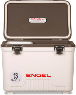 ENGEL 13qt Leak-Proof, Air Tight, Drybox Cooler and Small Hard Shell Lunchbox for Men and Women
