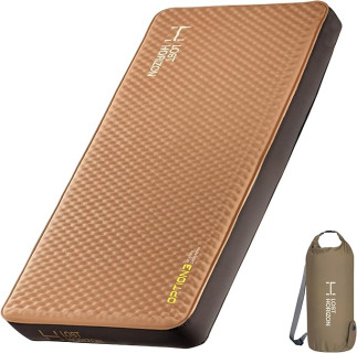 LOSTHORIZON Air & Foam Camping Mattress, Self-Inflating Sleeping Pad, 4.5