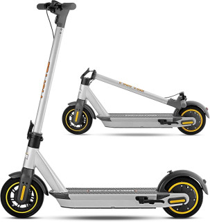 10 Inches Foldable Electric Scooter - Unique Performance and Upgraded Pneumatic Tire Foldable Commuter, Suitable for Adult and Easy to Store and Transport - HURES36