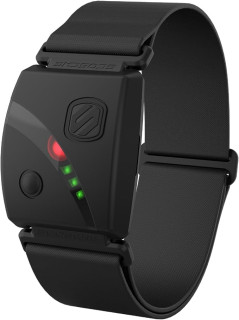 Scosche Rhythm 24 Heart Rate Monitor Armband - Fitness Armband with Dual Band ANT+ & BLE Bluetooth - Waterproof & Dustproof Accurate Heart Rate Monitors with Built-in Memory for Storing Workout Data