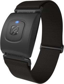 Scosche Rhythm R+2.0: Advanced Waterproof & Dustproof Heart Rate Monitor Armband with ANT+ & BLE Bluetooth Smart for Accurate Workout Tracking Compatible with Smartphones, Wahoo, Peloton, NordicTrack