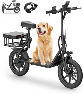 NAVIC Electric Scooter Adults,Max 19/27/49 Miles Ranges,Top Speed 19/22 mph,350/750W Peak Motor, Folding E-Scooter with Dual Braking Dual Suspension