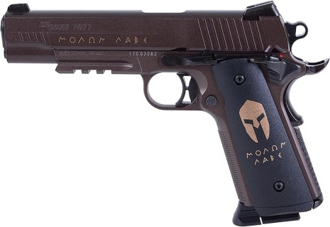 Sig Sauer 1911 Spartan CO2 4.5mm Steel BB Caliber Semi-Auto Air Pistol with 16rd BB Mag - CO2 Cartridges Not Included