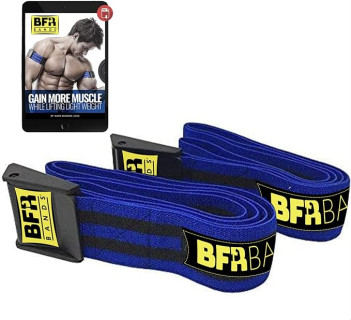 Blood Flow Restriction Bands for Arms Legs Glutes Occlusion Training, Gain Muscle Without Heavy Weight Lifting, Quick-Release Elastic Strap