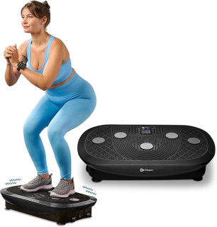 LifePro Vibration Plate Machines – Full Body Workout, Recovery & Lymphatic Drainage with 4D Motion, Silent Operation, Joint Support, & Triple Motor Technology for Circulation, Fat Burn & Toning