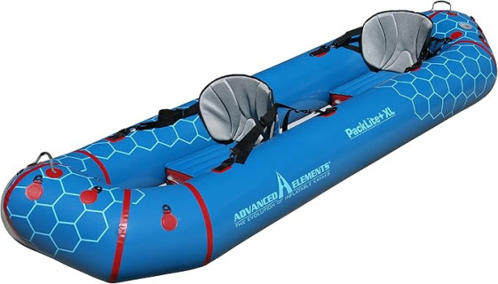 Advanced Elements - Packlite+ Packraft - Single or Tandam Inflatable Kayak - One or Two Person
