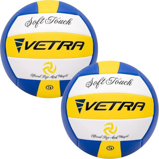 VETRA Premium, Soft Touch Volleyball, Official Size 5, Super Soft Volleyball Training Equipment for Professional & Recreational Use Practice, Sports & Outdoor, Kids, Teen Girls & Boys, Women & Men