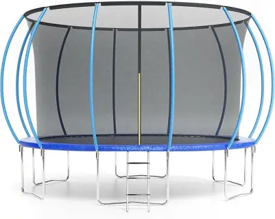 Trampoline 10FT 12FT 14FT 16FT, Trampolines for Kids & Adults, Trampoline with Enclosure, Ladder, Recreational Trampolines for Outdoor Jump, ASTM Approved
