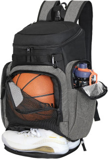 Basketball Backpack Large Sports Bag, Gym Bag with Ball Compartment and Shoe Compartment to Store Sports Shoes Water Bottles Laptops and Daily Necessities, Widely Used in Basketball, Soccer