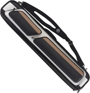 LUCASI Pro Series Pool Cue Case - Holds 4 Butts, 8 shafts, Jump Cue & More
