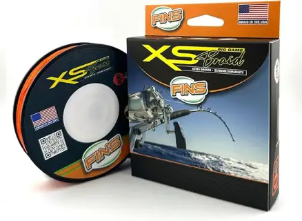 XS Big Game Braid - USA Made - 8-End Round Abrasion Resistant Braided Fishing Line for Freshwater/Saltwater Trolling and Bottom Fishing