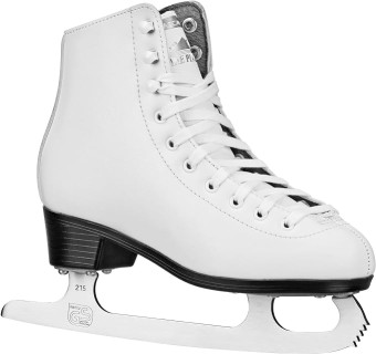 Lake Placid Cascade Girl's Figure Ice Skates White Size