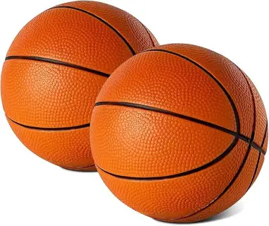 Botabee Foam Mini Basketballs - Small Foam Basketball for Trampoline - Soft, Lightweight Orange Balls for Indoor or Outdoor Play - Compatible with Mini Hoop Sets - Ideal for All Ages