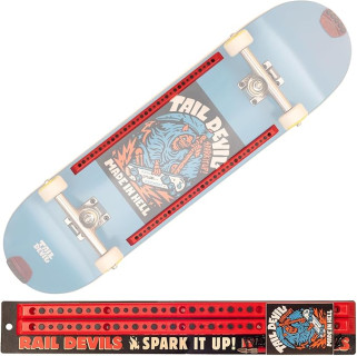 Rail Devils Sparking Skateboard Rails by Tail Devil | Skateboarding Deck Rails with Infused Flints for Sparks | Cool Spark Effect During Boardslides | Ultimate Skateboarder's Accessory