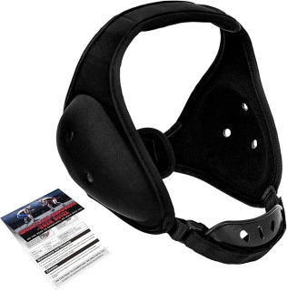 Wrestling Headgear, Youth Wrestling Headgear with Chin Cup, Wrestling Headgear for Men, Wrestling Gear (for Users Aged 12+)