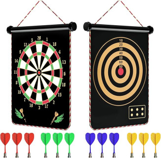 Magnetic Dart Board Games for Kids with 12 Darts Outdoor Toys for Boys Age 8-13 Cool Stuff for Boys Gifts Ideas for Teenage Boys Girls Age 8 9 10 11 12 13 14 15 16 Game Room Decor