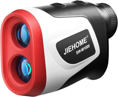 Golf Rangefinder 6X Golf Range Finder with Slope Flag-Lock Pin Sensor Vibration Continuous Scan Rechargeable - Tournament Legal Golf Laser Rangefinders