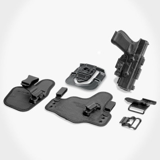 Alien Gear Shapeshift Core Carry Pack Holster - 4 in 1 Holster, IWB, Appendix, OWB Paddle and OWB Belt Slide Included - Closed and Open Carry - Tuckable - Right or Left Hand Draw - Made in USA