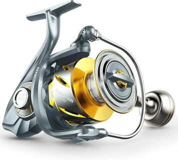 KastKing Kapstan Elite Saltwater Spinning Fishing Reel, Up to 55LBs Max Drag Big Game Fishing Reel, IPX6 Waterproof & Corrosion-Resistant Bearing System - Ideal Fishing Gifts for Saltwater Fishing