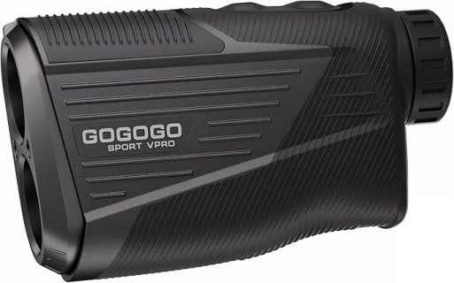 Gogogo Sport Vpro ZeroIn Rechargeable Golf Range Finder with Slope 2500 Yards Magnetic Rangefinder Disc Golf 500-Yard Flag-Lock