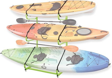 Rockland Kayak Storage Rack, 300 LBS Capcaity for 3 Kayaks, 48