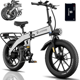 Folding Electric Bike for Adults 1500W Peak Motor,30/28MPH 60 Miles,720WH Battery 20