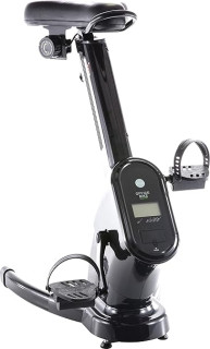 Upright Training X-Bike with Magnetic Resistance - Exercise Cycling Bicycle for Cardiac Aerobic Exercise - Keep Fit at Work or Home - 8 Gears - Digital Display - Arm Rest - Non-Slip Pedals