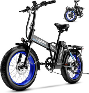 1000W Folding Electric Bike, 48V 20AH Large Removable Battery E Bike, 30+MPH, 80 Miles Max Range, 20