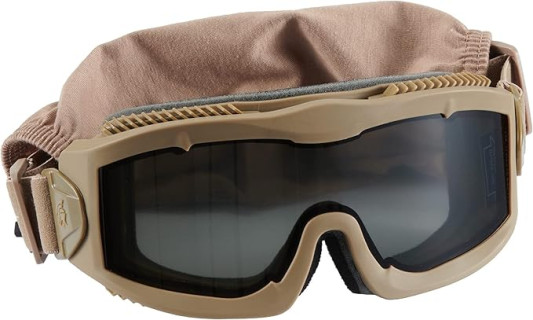 Lancer Tactical AERO 3mm Thick Lens Eye Protection Safety Goggle ANSI Z87 1 Rated Industry Standard w/Anti-Scratch Shield