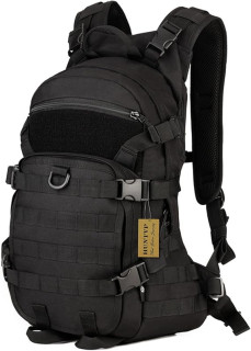 HUNTVP 25L Tactical MOLLE Assault Military Backpack Rucksack with Hydration Bladder Pocket