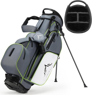 4-Way Golf Stand Bag with Full-Length Divider, Lightweight Waterproof Golf Bag for Men & Women Holds 4-8 Clubs