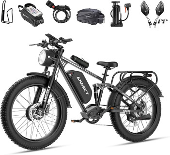 Apex 50 Electric Bike for Adults with Dual Motor 48V/52V/25Ah, 26