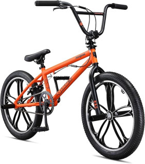 Mongoose Legion Kids Freestyle Sidewalk BMX Bike, Beginner Riders, Boys and Girls, 16-20-inch Wheels, Hi-Ten Steel Frame, Micro Drive BMX Gearing