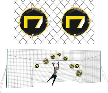 3-in-1 Soccer Training Rebounder & Goal Backstop Net - Soccer Goal for Volley, Passing, Solo Training - Outdoor Sports, Backyard Games