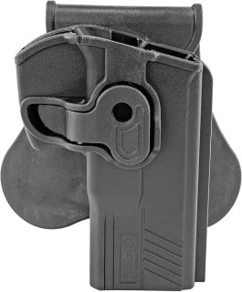 BOOMSTICK Glock Swivel Paddle Holster, Right-Hand Quick Draw, 360° Adjustable, Fits Taurus PT809/PT840/PT845, 247, 24/7 Pro, and 24/7 G1 Models, Black