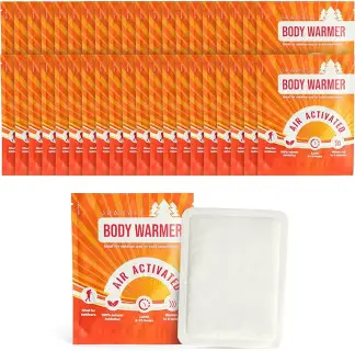 Bramble - 40 Natural Air-Activated Adhesive Body Warmers - Lasts up to 8 Hours