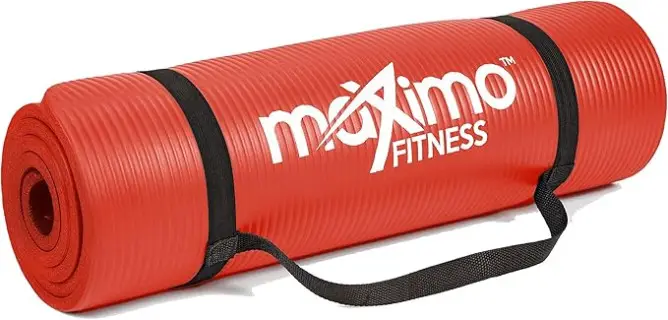 Maximo Exercise Mat, Multi Purpose Yoga Mat 183cm x 60cm Extra Thick Ideal for Pilates, Sit-Ups, Planks, Stretching, Push-ups Exercise, Home Gym