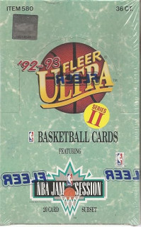 Fleer ULTRA 1992-93 Basketball Series 2 Box - 36 Packs, 12 Cards Per Pack, Rookie Cards