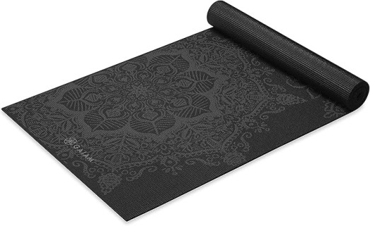 Gaiam Yoga Mat - Premium 6mm Print Extra Thick Non Slip Exercise & Fitness Mat for All Types of Yoga, Pilates & Floor Workouts (68