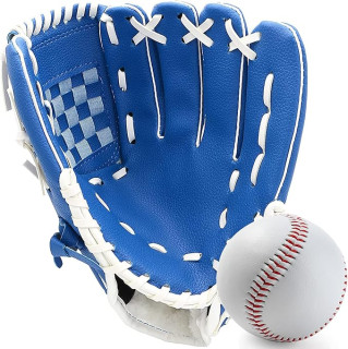 Baseball Glove,Baseball Softball Mitt with Ball for Kids Youth Adults Training and Beginner,Right Hand Throw,Left Hand Glove