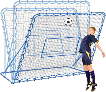 Soccer Rebounder Net, Quick-Switch Angle Soccer Training for Control, Passing Practice, Easy Setup Rebounder Gifts Aids & Equipment for Kids,Teens & Adults